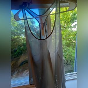 NEW Lululemon see thru singlet gray